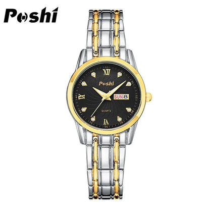 Luxury Women Watches Luminous Waterproof Fashion Ladies Quartz Watch Simple Scale Gold Plated Female Business Wristwatch Clock