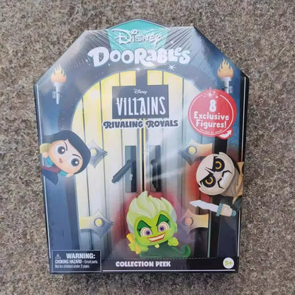Anime Disney Doorables Figures Villain Glass Eye Kawaii Doll Surprise Blind Box Toys Cartoon Model Collectible Kids Gifts