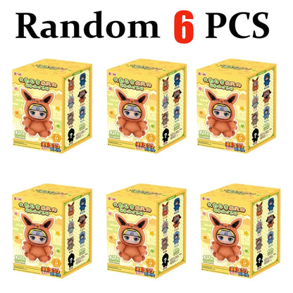 EAKI Naruto Blind Box Shippuden Party Series Uzumaki Stuffed Shippuden Original Plush Figure Ornament Toy Collection Gift