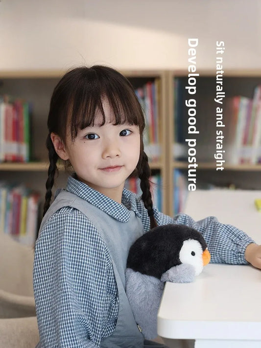 ポスチャーパル プル人形 おもちゃ かわいい座り姿勢 猫背防止 女の子へのギフト ポリエステル繊維入り 布製人形 コレクター向け