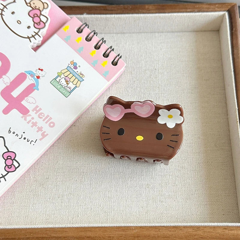 Kawaii Kitty Barrette Cute Sweet Cat Fragmented Hair Shark Clip Anime Cartoon Women Girls Hairpin Headwear Accessories Gifts
