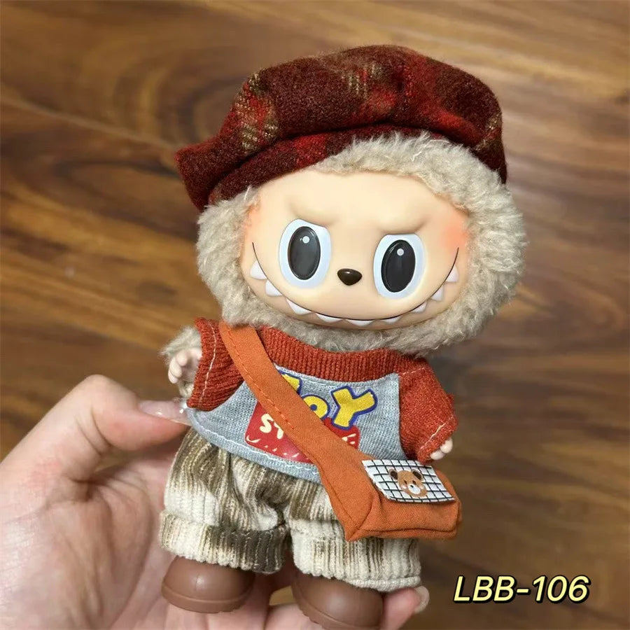 V1 V2 V3 NEW ミニドール服セット アクセサリー 韓国Kpop Exo 17cm Labubu アイドル クール ハンサム 衣装 ギフト
