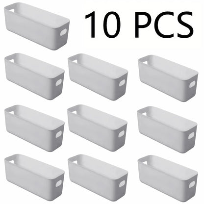 10pcs multifunctional storage box durable large-capacity desktop storage box underwear storage suitable for sundries storage