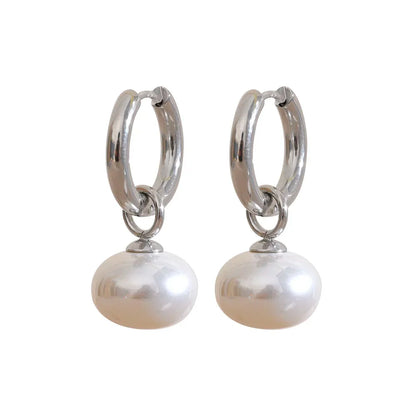 High Quality Imitation Pearl Pendant Alloy Gold Korean Earrings Ornaments Fashion Jewelry Women Gift