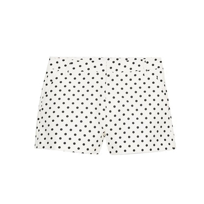 Polka Dot Print Shorts Coats Suits Women Loose High Neck Long Sleeves Zipper Drawstring Sets Female 2025 Autumn New Chic Set