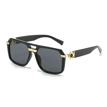 2025 Sunglasses for Women Fashionable Square Frame Glasses with Golden Decorative Legs and Exquisite Design for Women Glasses