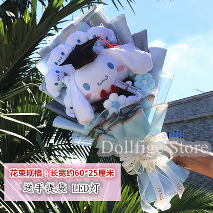 Sanrio Star Kirby Plush Cartoon Doll Bouquet Kirby Stuffed Doll Friend Graduation Birthday Valentine'S Day Photo Creative Gift