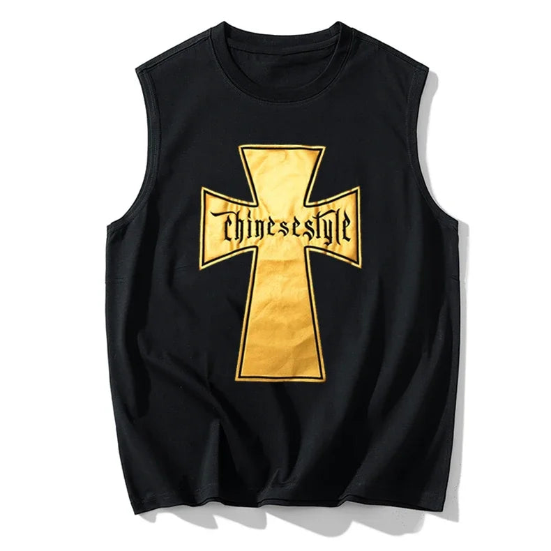 プラスサイズ メンズ ベスト 12XL 14XL コットン タンクトップ メンズ ラウンドネック 大きいサイズ Tシャツ ゆったりフィット ノースリーブ Tシャツ 衣類 100-200KG