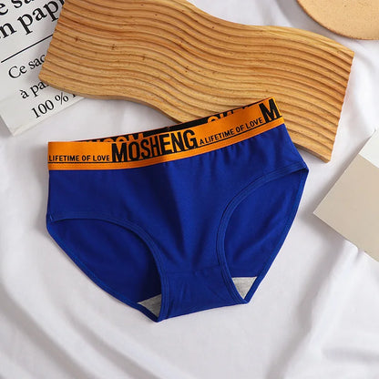 Cotton Women Panties Sexy Sports Underwear Safety Pants Plus Size Boxer Shorts Mid-Rise Boyshorts Intimates Girls Solid Briefs