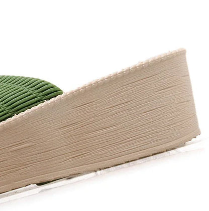 Woman Slippers Height Shoes For Women Thick Slides Platform Sandals Elegant And Fashionable Stylish Novelties But Cheap 39
