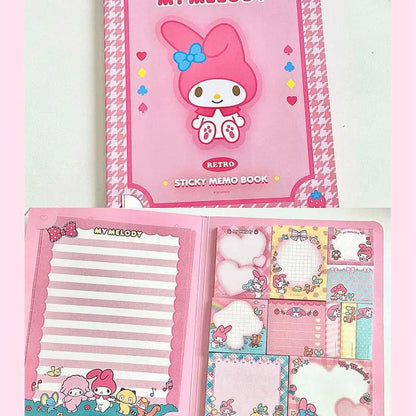 Kuromi Pull Tab Sticky Notes Cute Cartoon Memo Pads With Strong Adhesive Kawaii Stationery For Journal Planner School Supplies