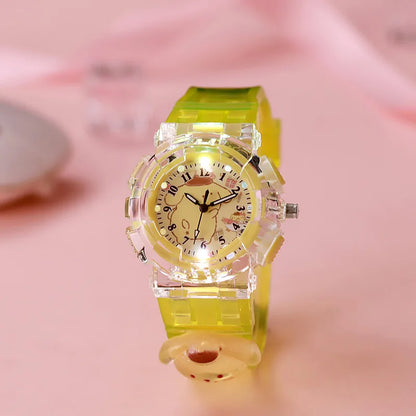 Cartoon Sanrio Kawaii Anime LED Watch Cute Kuromi Melody Pudding Dog Birthday Gifts And Christmas Thanksgiving Gift Toys New