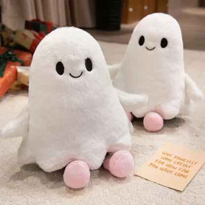 Latest Halloween Ghost Pumpkin Doll Stuffed Plush Toy Handmade Doll Cartoon Anime Cute Birthday Gift for Friends Fun Doll