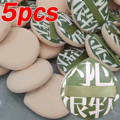 超厚手コスメパフ ラージサイズ コンシーラーファンデーションスポンジクッション ウェット・ドライ兼用 フェイスビューティーメイクアップパフツール XL