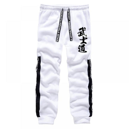 2025 New Arrival Men's Tracksuit 2 Piece Set Japan Bushido Print Hoodies Sweatpants All Season Daily Casual Sporty Jogging Suit