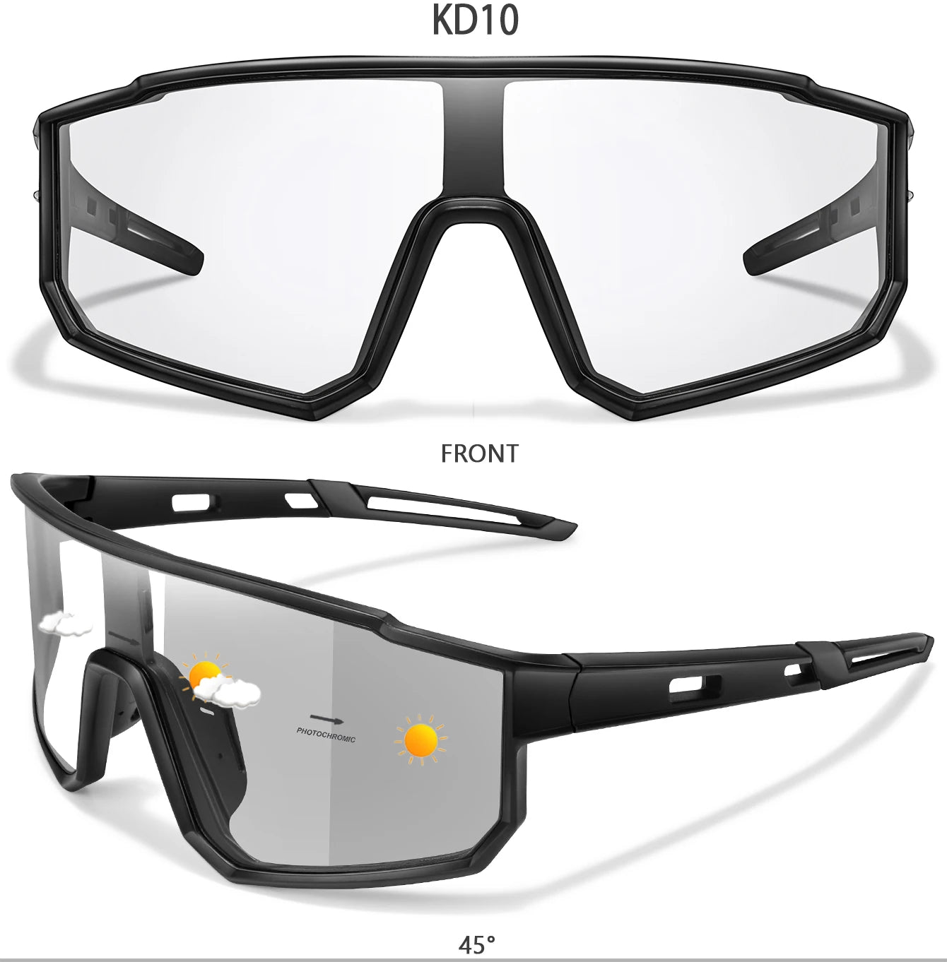 ファッションブランド メンズ レディース 自転車 調光アイウェア MTB バイク 釣り ランニング サイクリング スポーツサングラス 快適ゴーグル