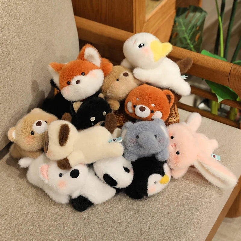 Animals Plush Toys Cute Frog/Duck/Cow/Horse Dolls Soft Birthday Gift For Girls And Children Accompany Appease Stuffed Dolls