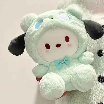 Kawaii Anime Sanrioed Hello Kitty Kuromi Cinnamoroll Plush Dolls Room Ornaments Pillow Toy Girl Children Birthday Valentine Gift