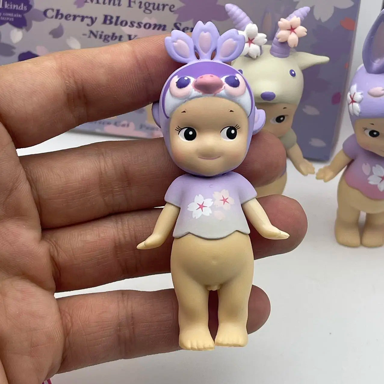 ソニーエンジェル ブラインドボックス ミニフィギュア 桜シリーズ 夜バージョン ウサギ サプライズ Tideplay ファン向けおもちゃ キュアドール ラッキーギフト