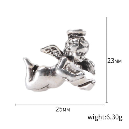 Enamel Angel Brooches for Women Unisex Cupid Love Character Pins Banquet Party Backpack Gifts Jewelry Accessories