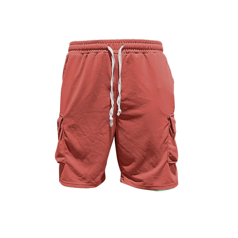 New men's casual sportswear set in 2025, including a stylish T-shirt and a pair of work-style shorts deportes entretenimiento