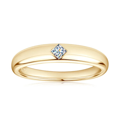 Ehhai GRA Certified Princess Cut Moissanite Ring for Women 925 Sterling Silver Engagement Promise Wedding Band Fine Jewelry Gift