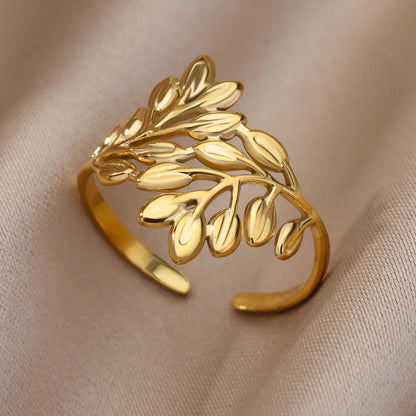 Stainless Steel Rings for Women 2024 Trend New in Gold Color Ring Femme Wedding Couple Jewelry Free Shipping Item anillos mujer