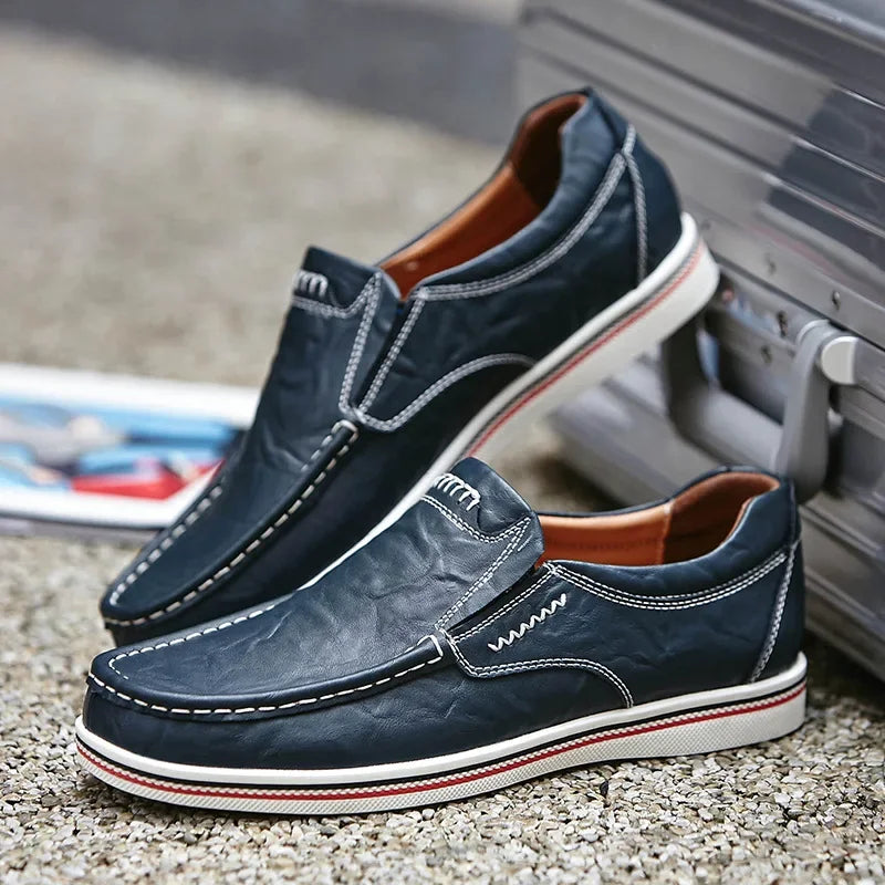 Flats Moccasins Men Loafers Party Driving Loafers Male Genuine Leather Business Office Shoe Leather Men's Casual Shoes