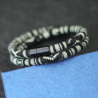 New In Men Bohemia Rope Bracelet Attract Magentic Braclet Adventure Survival Braslet Pulseras Hilo Hombre Beach Surf Brazalete