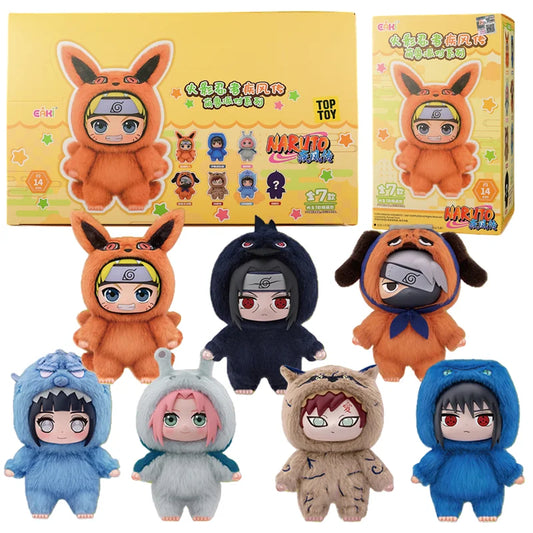 In Stock Original EAKI Naruto Blind box Naruto Shippuden Party Series Naruto KeyChain Doll  Toy Collection Gift