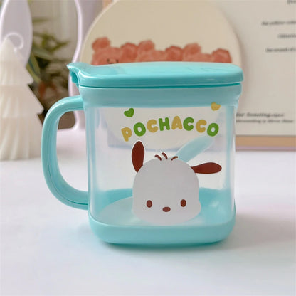 Sanrio Hello Kitty Kitchen Kuromi Melody Cinnamoroll Msg Salt Sugar Jar Seasoning Box Household Seasoning Jar Storage Box