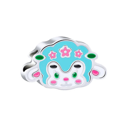 Sanrio Hello Kitty Melody Charming Cartoon Dripping Oil Beads Fit Original Pandora Bracelets Colorful DIY Jewelry Accessories