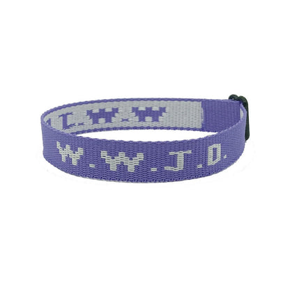 Harong WWJD Adjustable Colorful Bracelets What Wound Jesus Do Bracelets Inspirational Christian Jewelry Gifts for Women Men