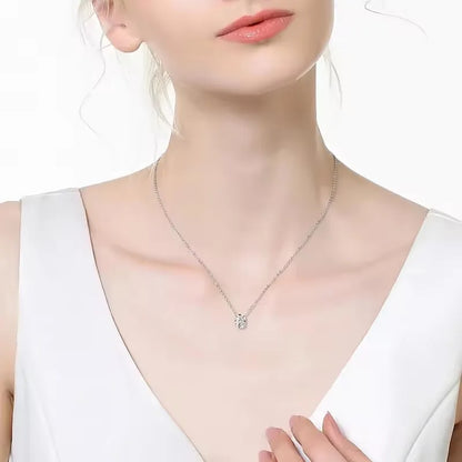 COSYA 1-3CT Oval Cut Moissanite Pendant Necklace For Women S925 Silver 18K Gold Lab Diamond Necklace Wedding Party Fine Jewelry