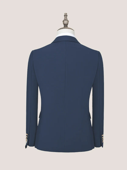 ST Cassy High Quality Men's Suit black Fashionable and Casual Slim Fit Male Groom Wedding Blazers Party Dress Jacket Coat Pants