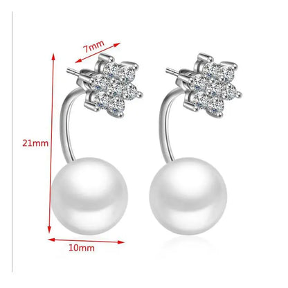 Natural Stone Stud Earrings For Women Silver Color Plated Earing Oorbellen Earings brinco Jewelry Gift earring Wholesale 2025