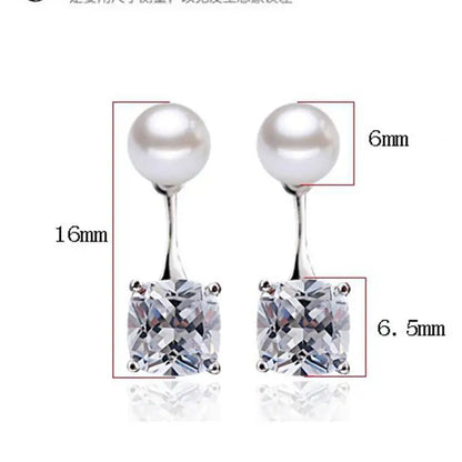 Natural Stone Stud Earrings For Women Silver Color Plated Earing Oorbellen Earings brinco Jewelry Gift earring Wholesale 2025