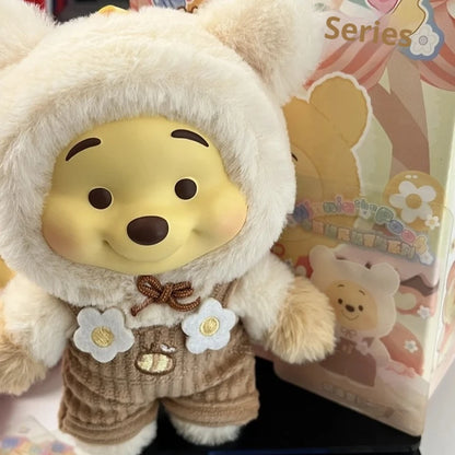 New Disney Winnie The Pooh Candy Series Blind Box Cute Vinyl  Doll Face Pendant Pupu Bear Doll Fashion Trend Toy Kids Gifts