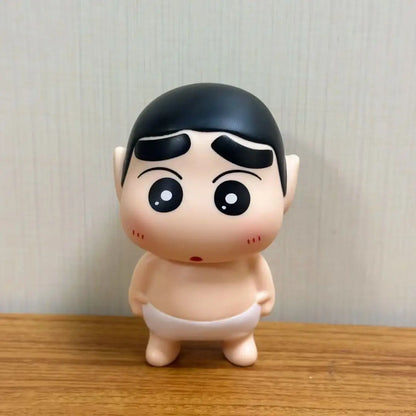 Take Bath Zaemon クレヨンしんちゃん おしり丸出し 目を開けて スマホスタンド デスクトップフィギュア オーナメント ギフト ドール 車用飾り