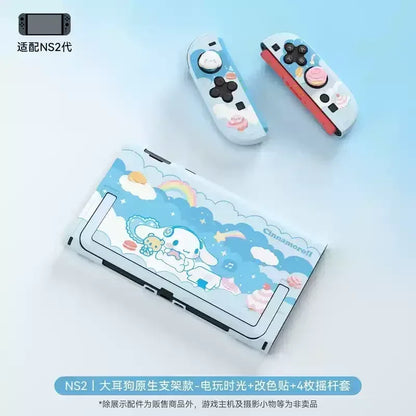 New Sanrio Figure Kuromi Hellokitty Switch2 Protective Case Hardshell Case Pluggable Base Ns2 Accessories Ornaments Girls Gift