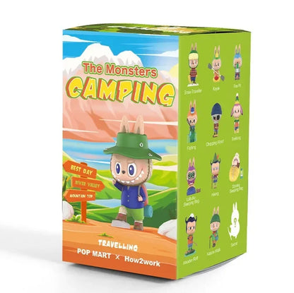 Pop Mart Labubu Elf Wilderness Travel Series Camping Confirmed Guess Bag Caja Ciega Toy Cartoon Animals for Girls Gift