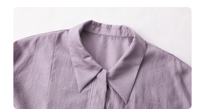 CHIC VEN Women Thin Shirt Long Sleeve Casual Loose Slightly Transparent Cool Blouses Woman Solid Design Female Top Summer 2024