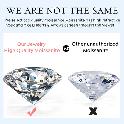 GRA 0.5ct 1ct D Real Moissanite Diamond Wedding Halo square Rings  for Women Original 925 Sterling Silver Luxury Fine Jewelry