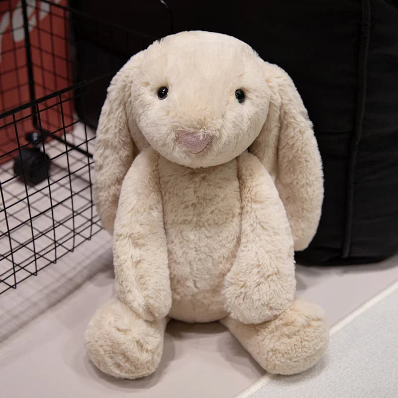 かわいい長い耳のウサギのぬいぐるみぬいぐるみバニー人形赤ちゃんの睡眠仲間ぬいぐるみ人形子供へのギフト