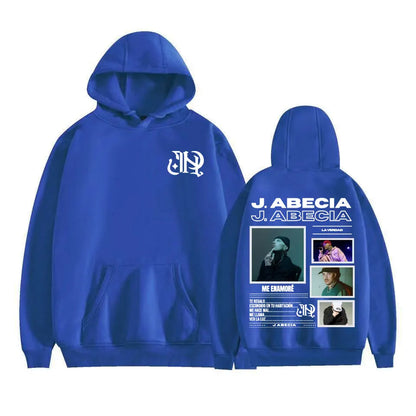 Rapper J Abecia La Verdad Album Tour Hoodies Men Women Harajuku Hip Hop Music Sweatshirt Casual Long Sleeve Pullovers Streetwear