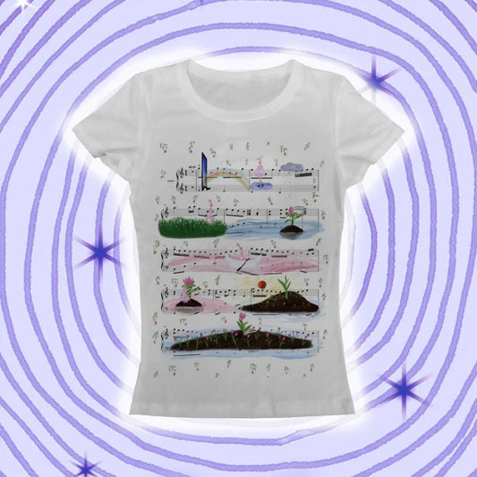 Y2k anime Streetwear O-neck 90s Text Printing Tops Women Harajuku Clothes Simple Vintage Crop Tee Aesthetic emo Casual T-shirt