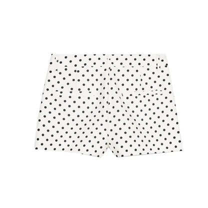 Polka Dot Print Shorts Coats Suits Women Loose High Neck Long Sleeves Zipper Drawstring Sets Female 2025 Autumn New Chic Set