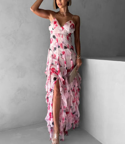 Long dresses Elegant Off Shoulder Evening Dress 2025 Princess Sleeve Chiffon Gown for Women Party Prom Formal Wear Long A-Line