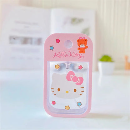 50ML Sanrio Filling Bottle Cartoon Hello Kitty Cinnamoroll Kuromi Alcohol Press Bottled Travel Portable Perfume Spray Bottle