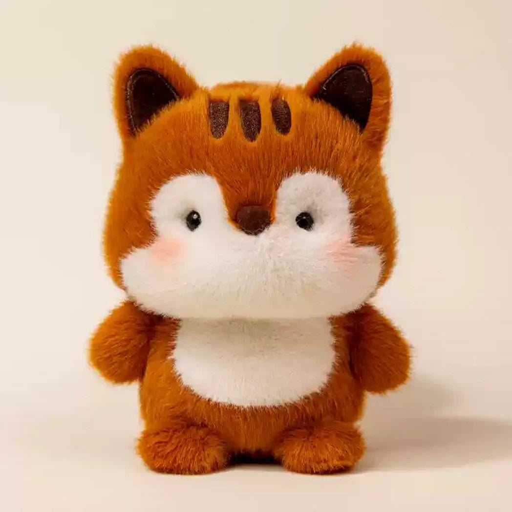 15CM かわいい動物ぬいぐるみ 子供用テーブル人形飾り コンパニオン人形 誕生日 クリスマス ギフト 柔らかい睡眠コンパニオン かわいい